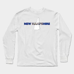 New Hampshire Colored State Letters Long Sleeve T-Shirt